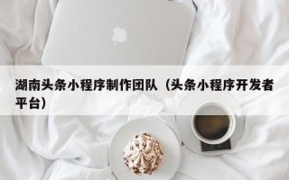 鄄城湖南头条小程序制作团队（头条小程序开发者平台）